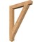 Ekena Millwork Traditional Arts & Crafts Smooth Bracket, Western Red Cedar, 3 1/2"W x 28"D x 36"H BKT04X28X36TRA03SWR - alternate 1
